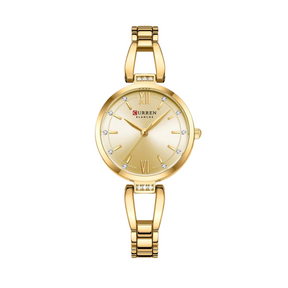 Relógio Feminino de Aço Dourado - Curren 9092